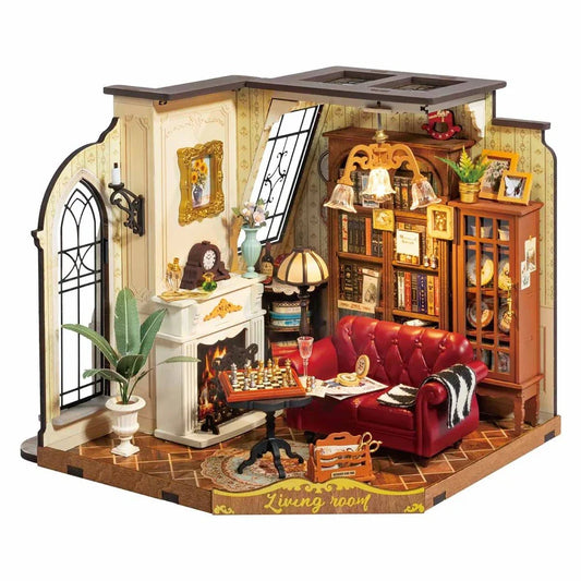 Rolife Catherine's Living Room DIY Miniature House Kit