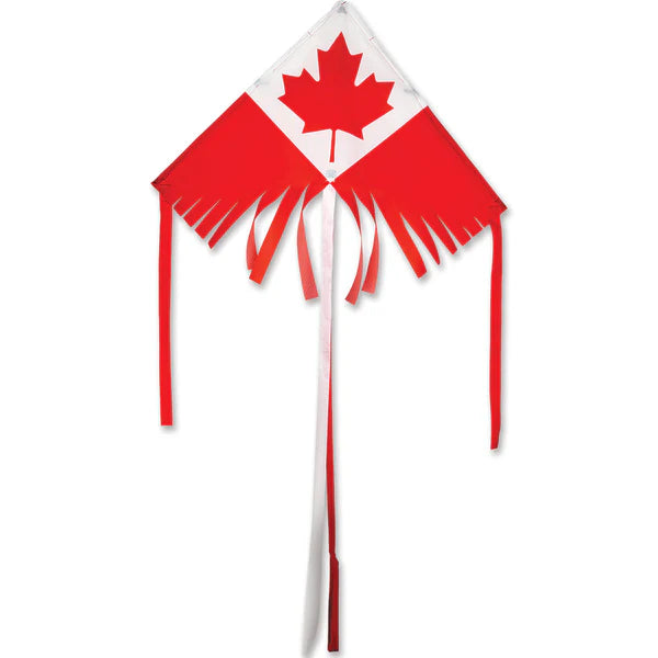 28 in. Fringe Delta Kite - Canada Flag 17402