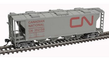 HO Rolling Atlas Slab-Side Covered Hopper Canadian National Rd #352100