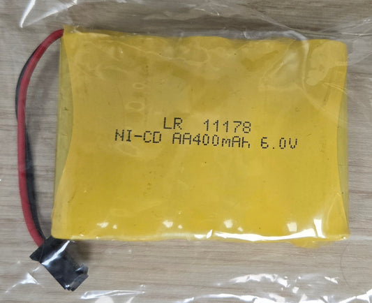 6V Ni-Cd  400mAh Black Connector