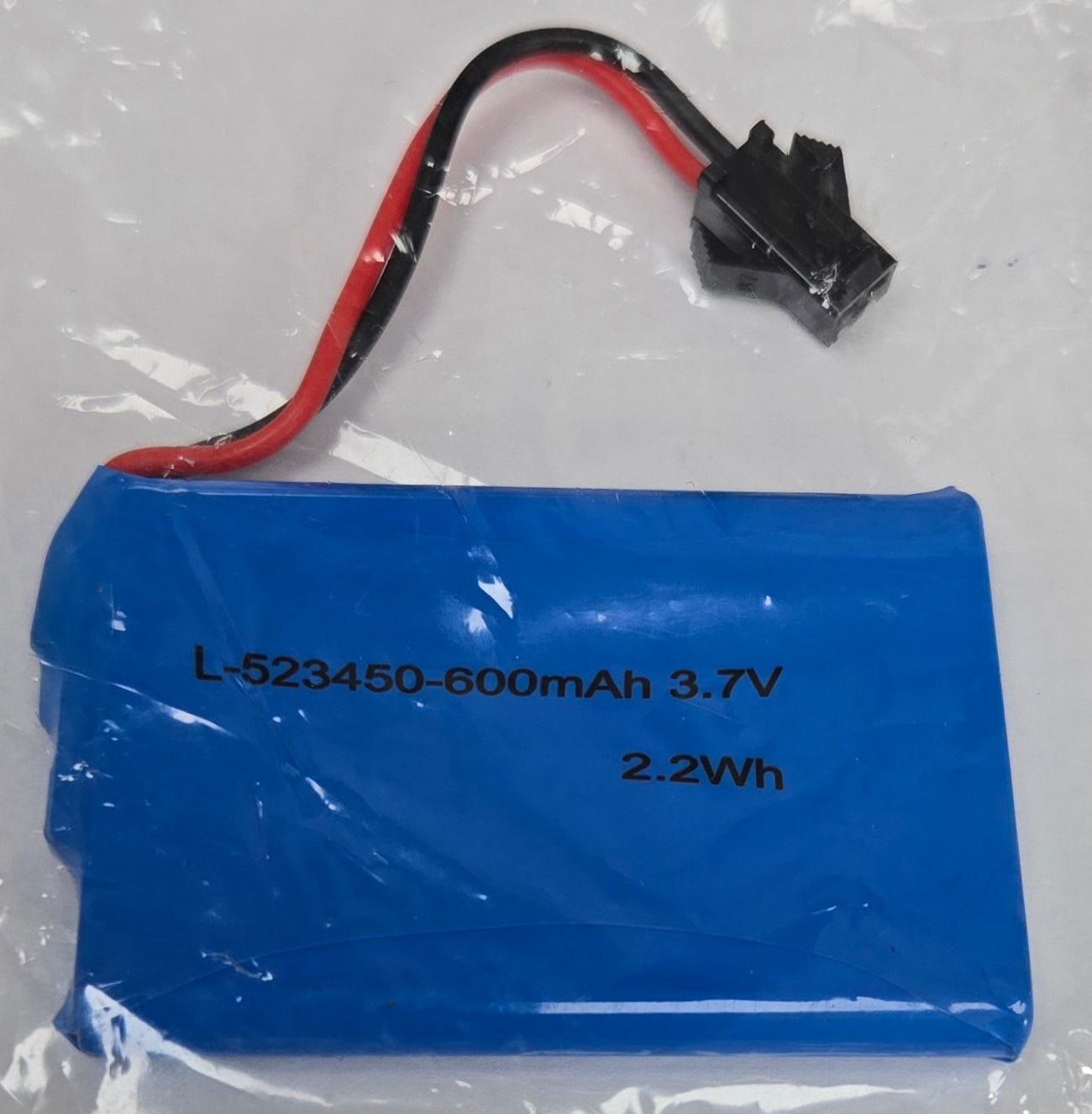3.7V 600mAh Lipo Battery 3841-10