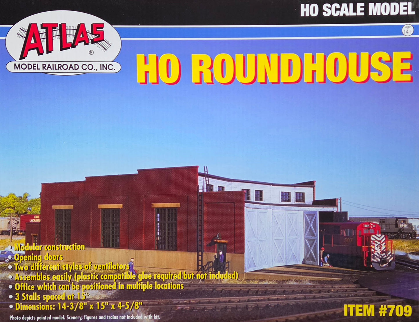 ATLAS HO-ROUNDHOUSE #709