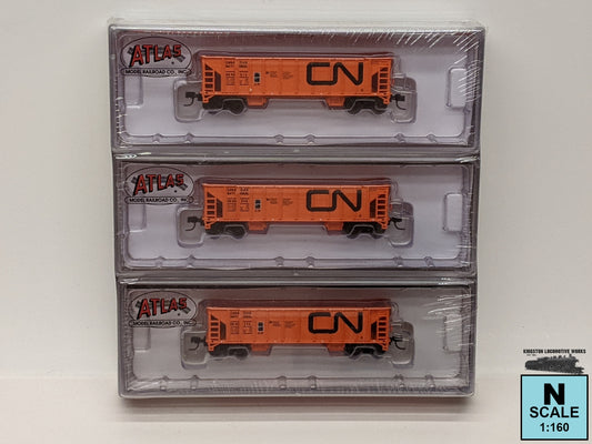 N Rolling Atlas 41' Canadian National Ballast Car 3-Packs