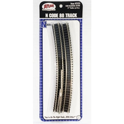 Atlas N-17" RADIUS TRACK - (6 PCS)