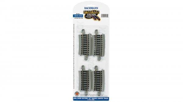 One-Third Section 18" Radius Curved (HO Scale Track)