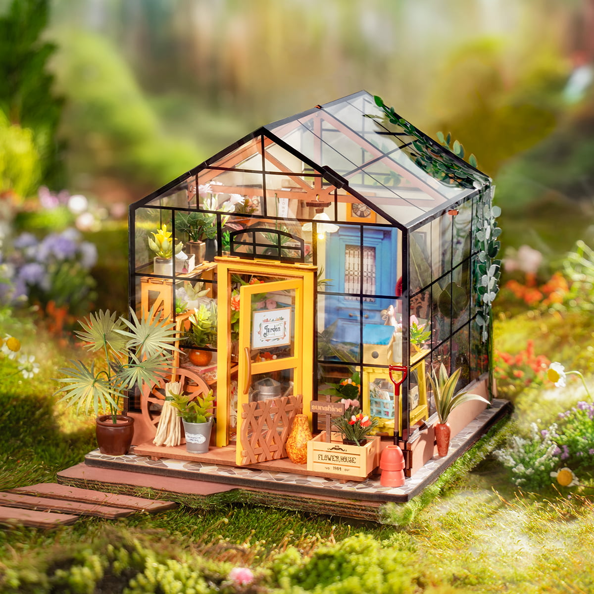 Rolife Cathy's Flower House DIY Miniature House