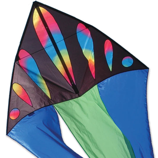 56 in. Flo-tail Delta Kite - Wavy Bullets 33122