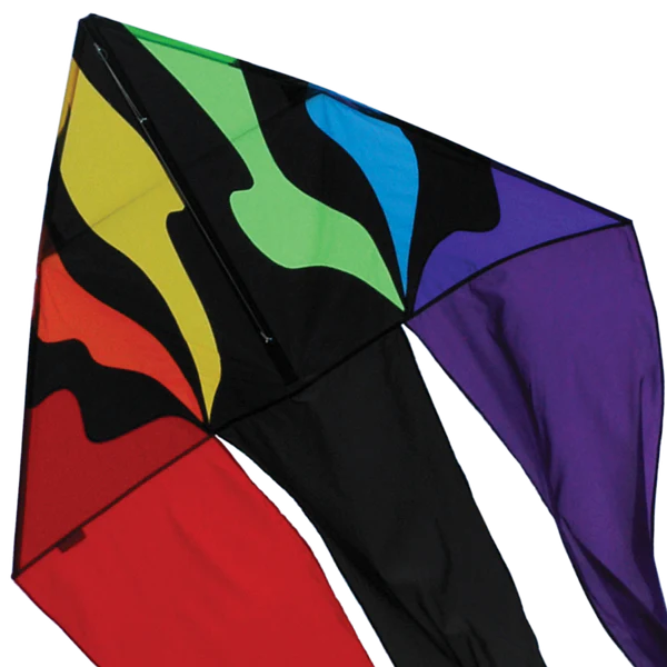 56 in. Flo-tail Delta Kite - Rainbow 33127