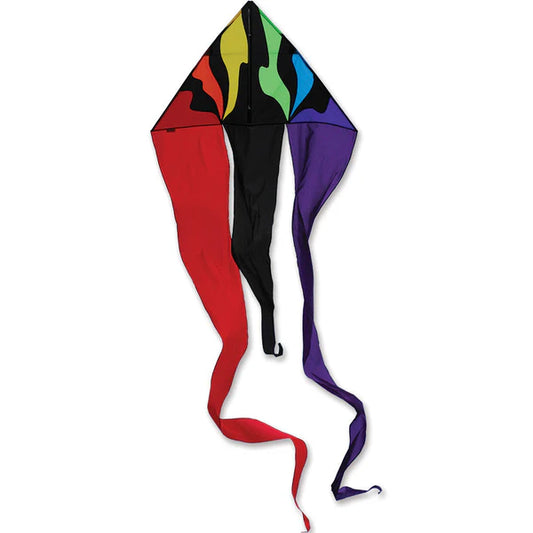 56 in. Flo-tail Delta Kite - Rainbow 33127
