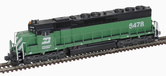 Atlas N Scale Diesel SD45 SILVER Burlington Northern #6505 (DC)