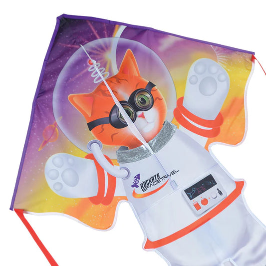 Large Easy Flyer Kite - Catstronaut 44048