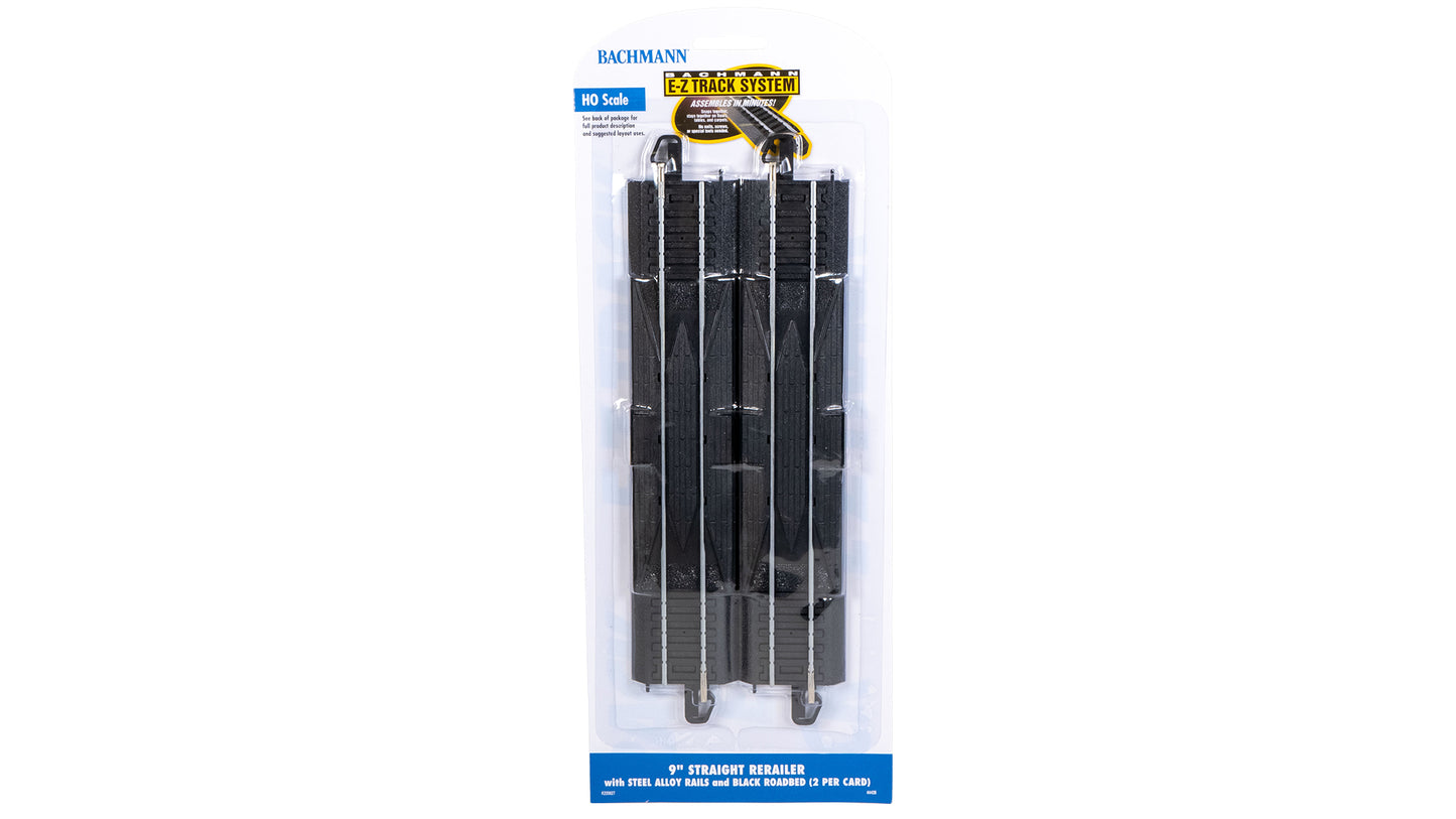 9" Straight Retailer (HO Scale Track Steel Alloy)