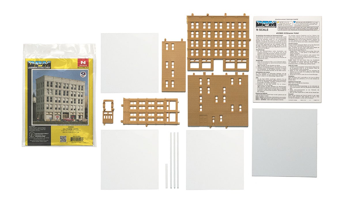 HILLTOWNE HOTEL N SCALE WOO50900