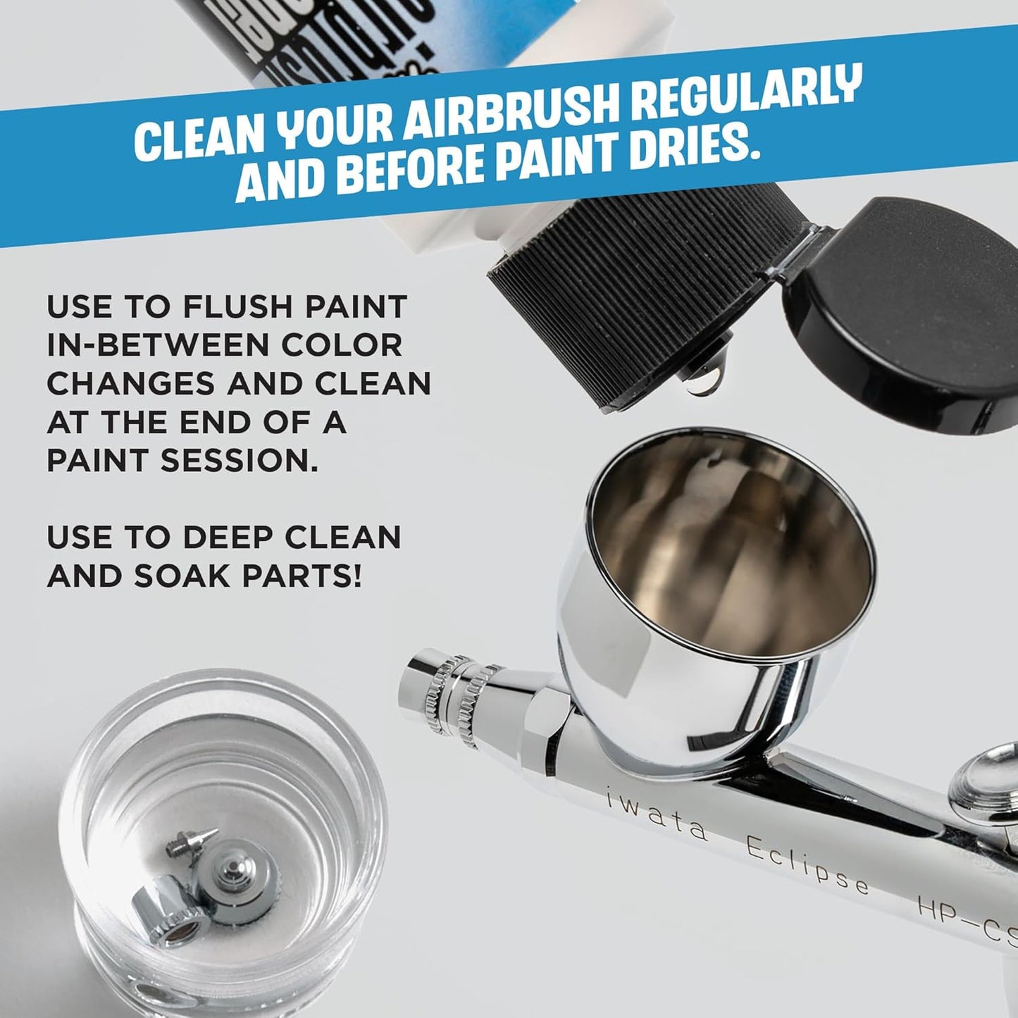 Iwata-Medea Airbrush Cleaner (8 oz.)