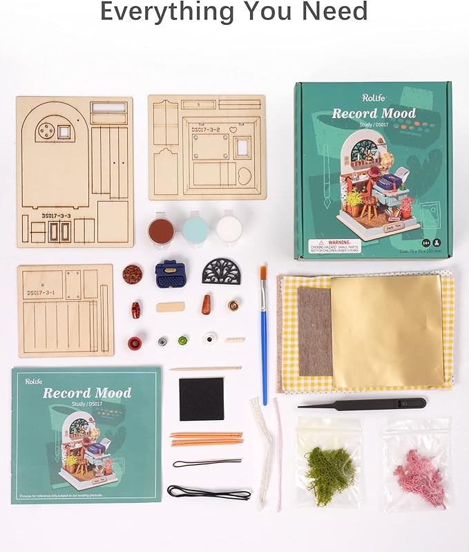 Rolife Record Mood DIY Miniature Doll House