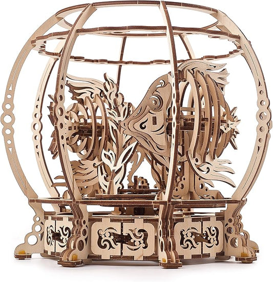 UGears Mechanical Aquarium model kit - 325 Pieces (Medium)