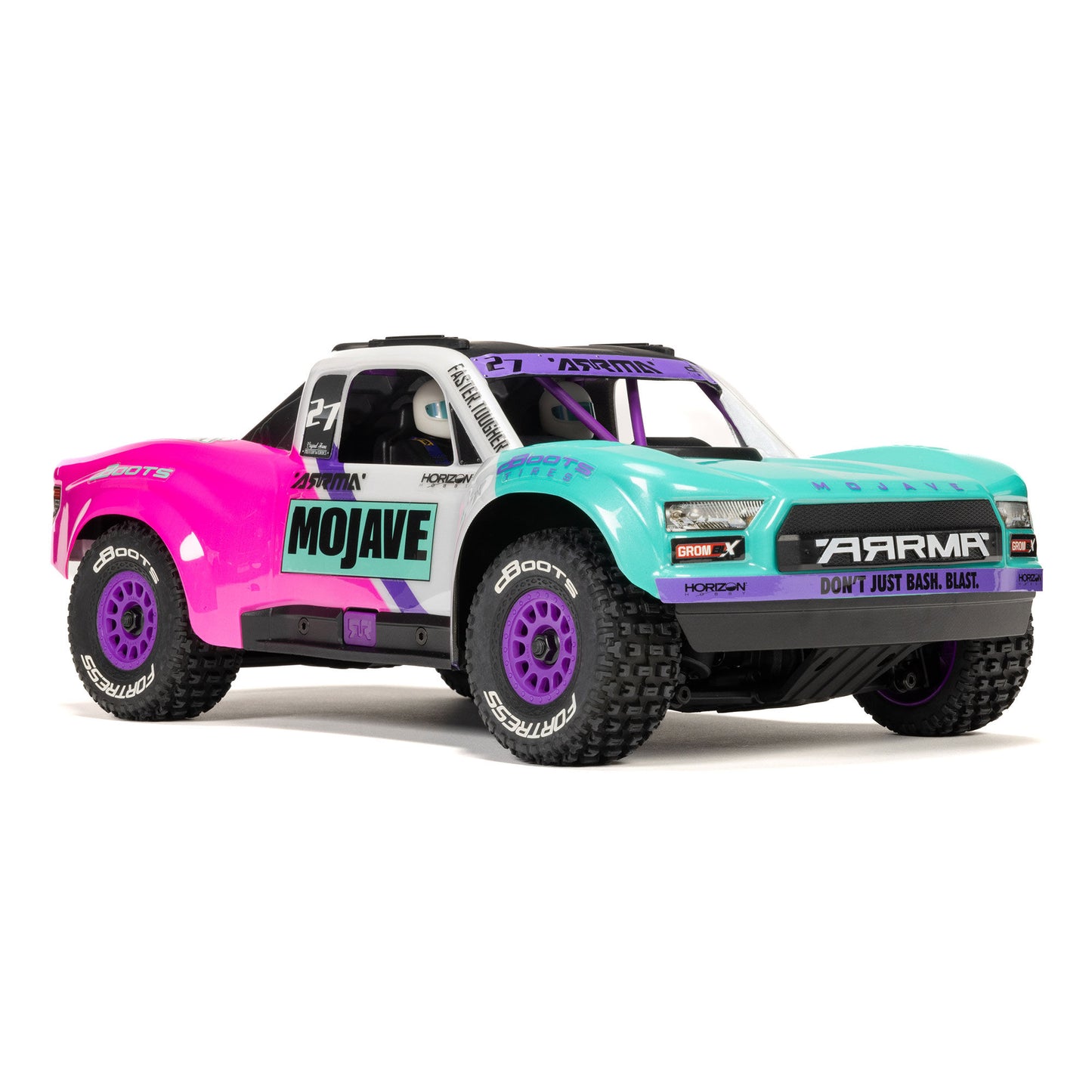 1/16 MOJAVE GROM 223S DSC 4X4 RTR Brushless Desert Truck, Teal (Battery & Charger Included) ARA2304ST1