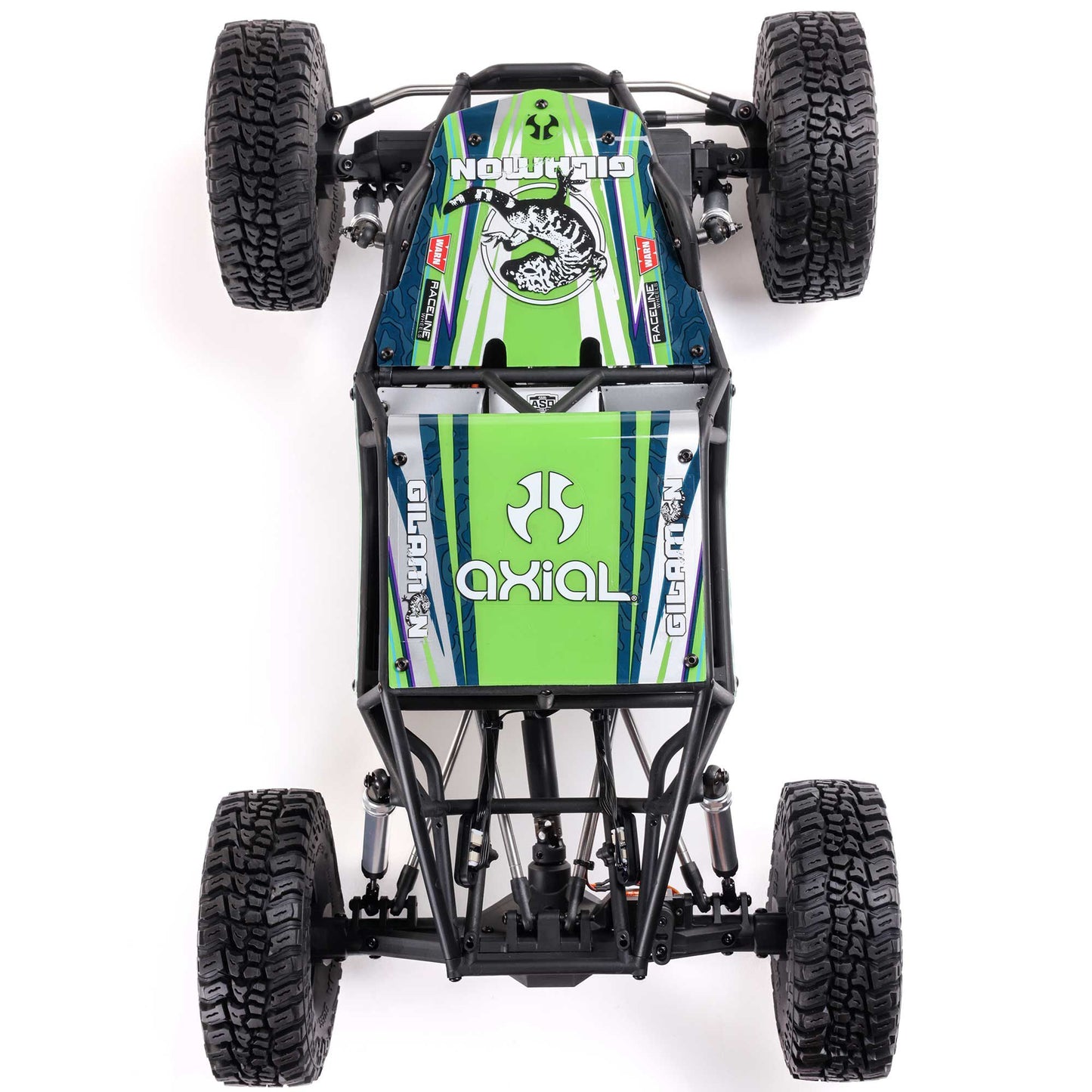 1/8 AXP8 Gilamon 2.2 4X4 RTR Brushed Trail Buggy, Green AXI-1207T1