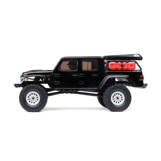 SCX24 1/24 Jeep Gladiator 4WD Rock Crawler RTR, Black