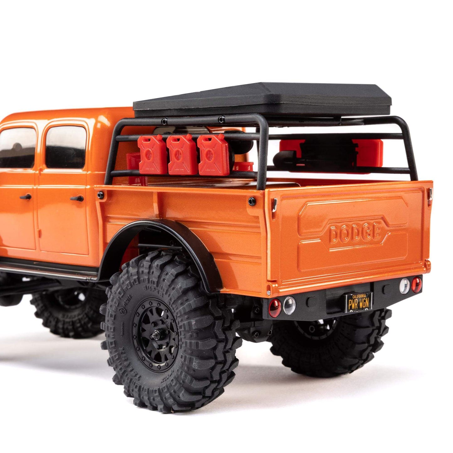 SCX24 40's 4 Door Dodge Power Wagon, Orange: 1/24 4WD-RTR