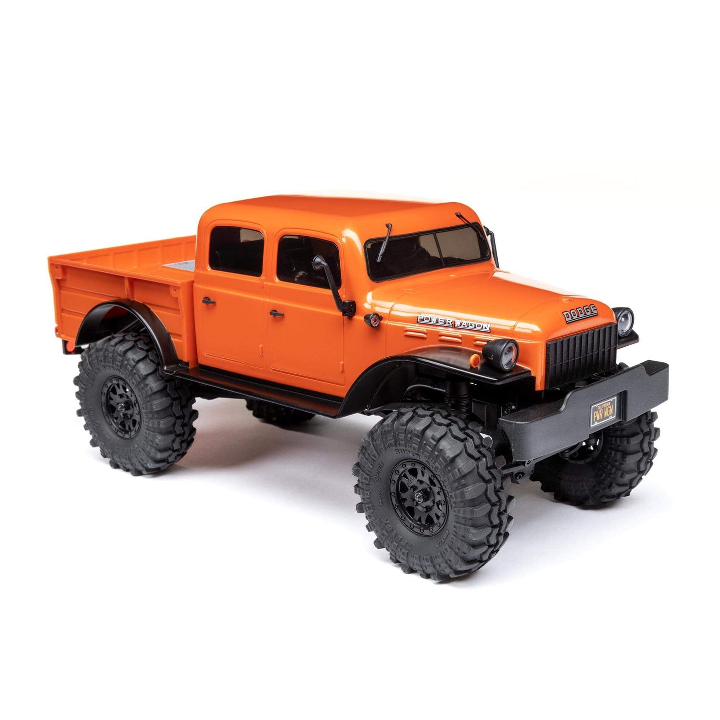 SCX24 40's 4 Door Dodge Power Wagon, Orange: 1/24 4WD-RTR