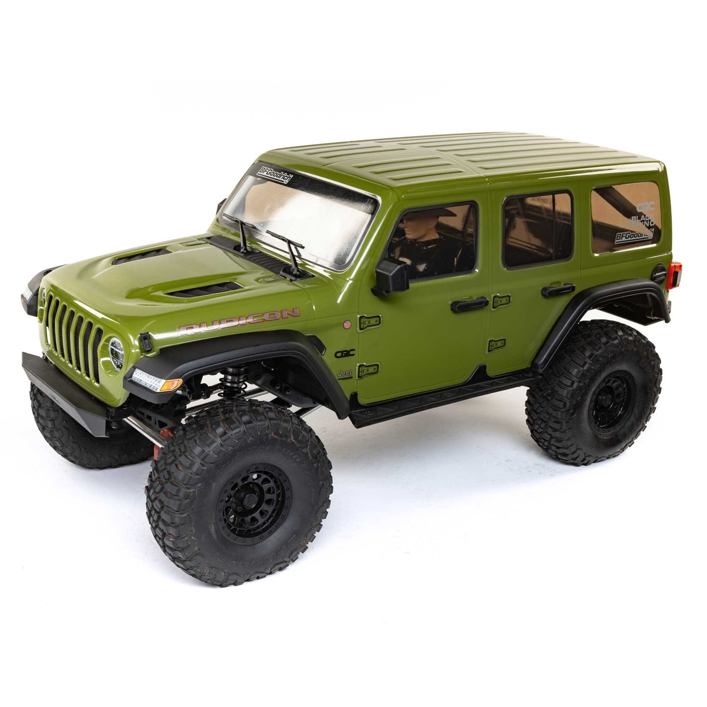 1/6 SCX6 Jeep JLU Wrangler 4X4 RTR Brushed Rock Crawler, Green AXI05000T1