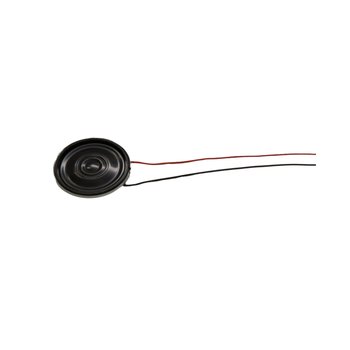 Digitrax Round 28mm 8 Ohm Speaker with wires SP28288