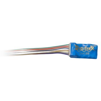 Digitrax 1.5 Amp Premium HO Scale Wired Mobile Decoder DH166D