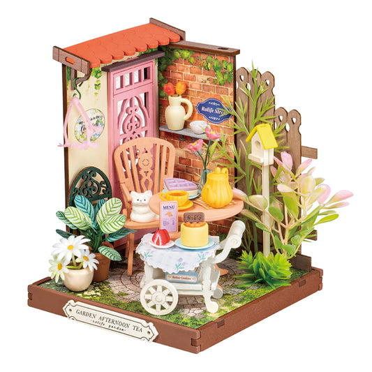 Rolife Fancy Tea Yard DIY Miniature House Kit DS038