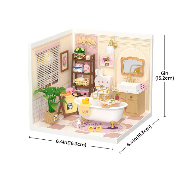 Rolife Pop Bubble Bathroom DIY Miniature House DW014B