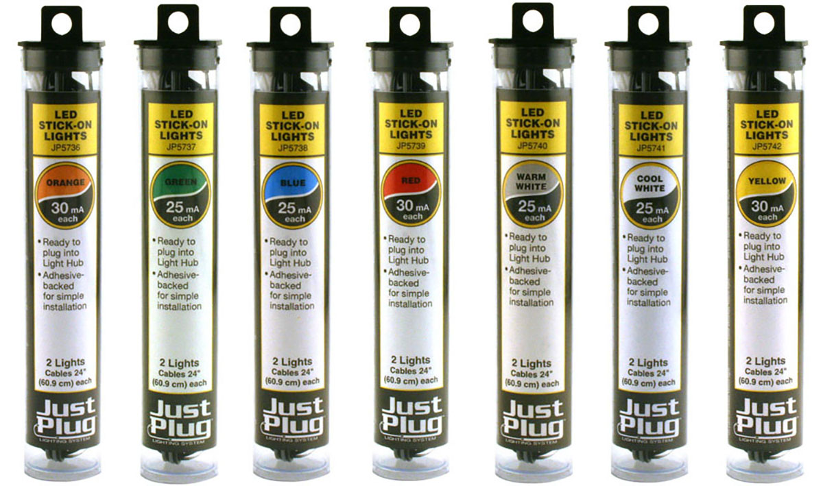 YELLOW STICK-ON LED LIGHTS WOO5742