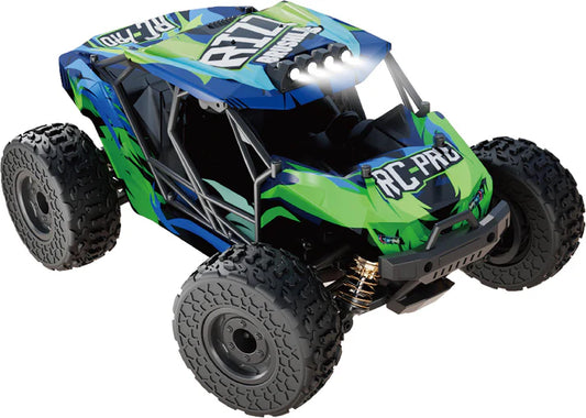 RIZZ BRUSHLESS – 1/18 RTR Upgraded Side-by-side Buggy BLUE/GREEN