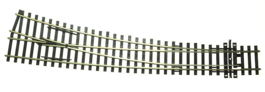 PECO CODE 100 Curved Turnout, Double Radius Insulfrog Turnout - Right Hand SL86