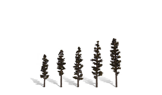 WOO3560 STANDING TIMBER 2-1/2"-4" - 5/PK CLASSIC TREES