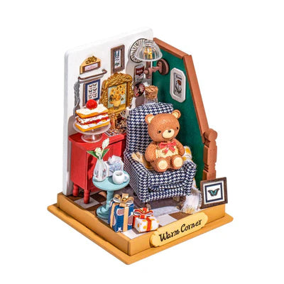 Rolife Holiday Living Room DIY Miniature Doll House