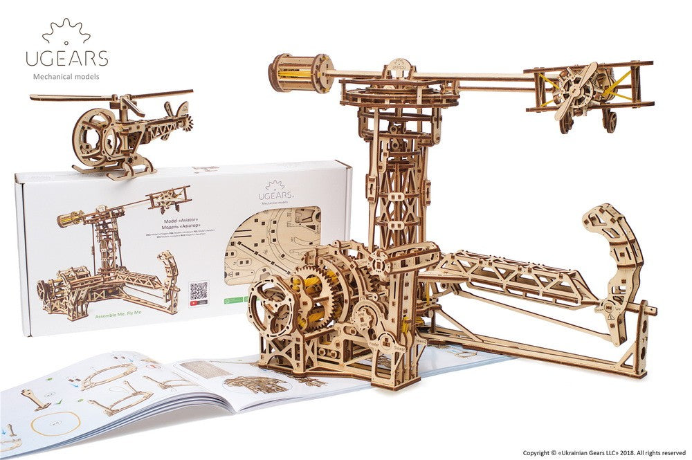 UGears Aviator - 726 Pieces (Advanced) UGR70053