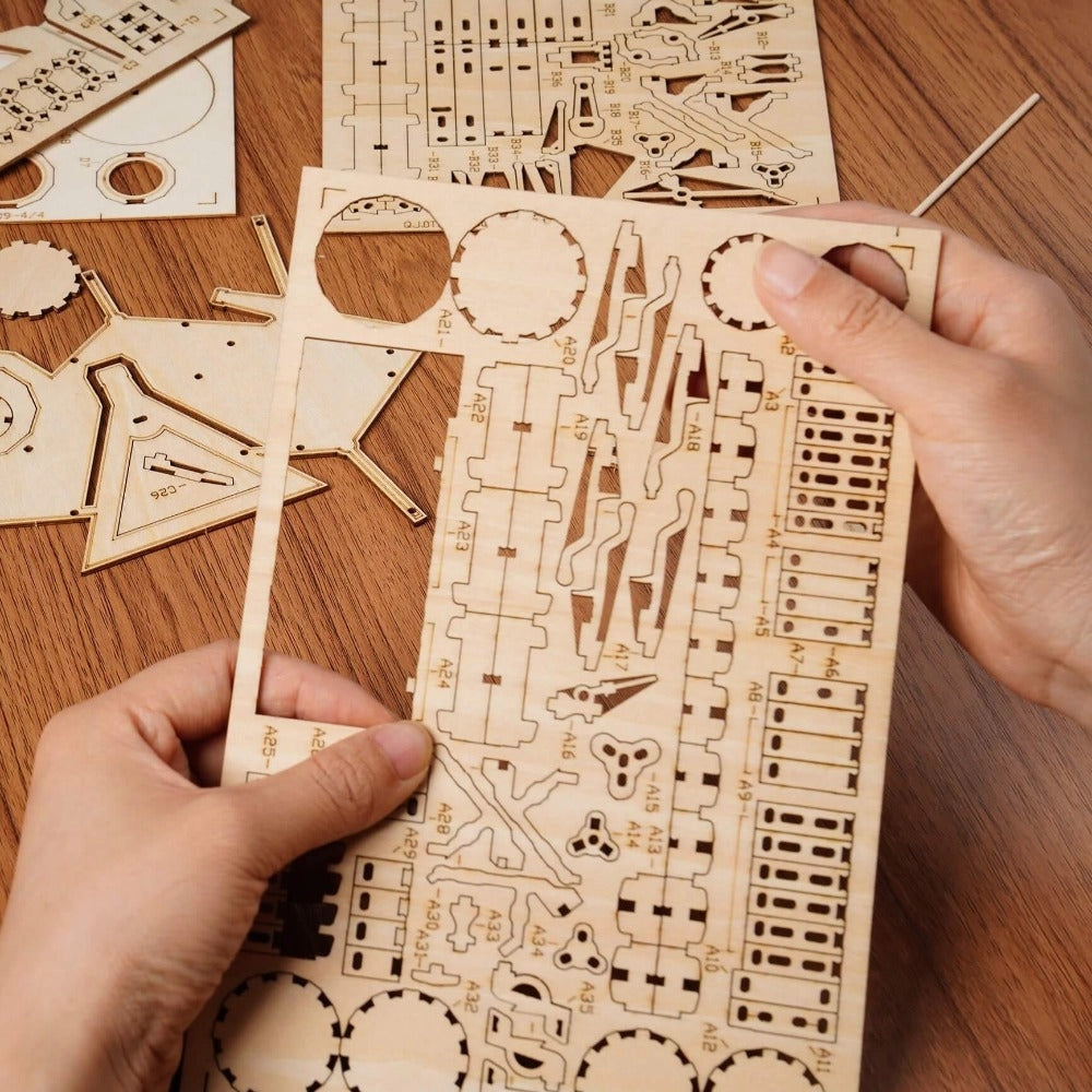 Rolife Drum Kit 3D Wooden Puzzle