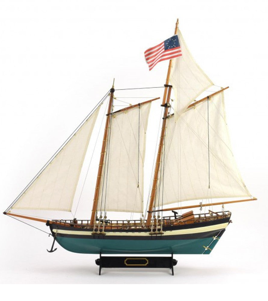 American Schooner Virginia 1:40 Wooden Model Boat Kit ART22115