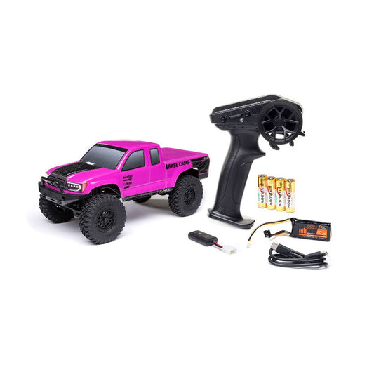 Axial 1/24 SCX24 Base Camp 4x4 RTR - Pink AXI-1219T3