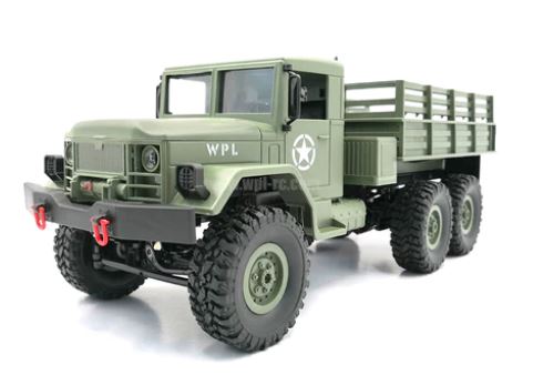 WPL B16 KIT RC Truck 1:16 Remote Control 2.4G 6WD Crawler Off Road RC Car With Light