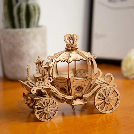 Rolife Pumpkin Carriage 3D Wooden Puzzle