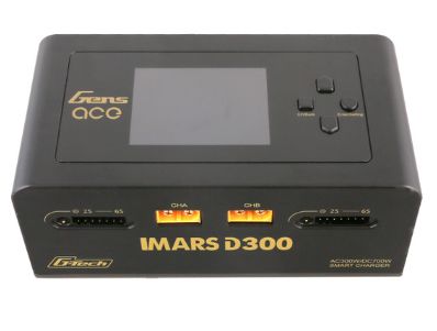 IMARS D300 G-Tech Dual Channel AC/DC 15A x 2 / 1-6S LiPo Battery Charger - Black