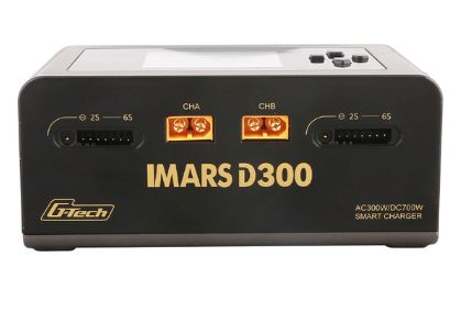 IMARS D300 G-Tech Dual Channel AC/DC 15A x 2 / 1-6S LiPo Battery Charger - Black