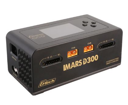 IMARS D300 G-Tech Dual Channel AC/DC 15A x 2 / 1-6S LiPo Battery Charger - Black