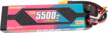 Advanced 5500mAh 2S1P 7.6V 100C HardCase LiPo Battery Pack with XT60 Plug