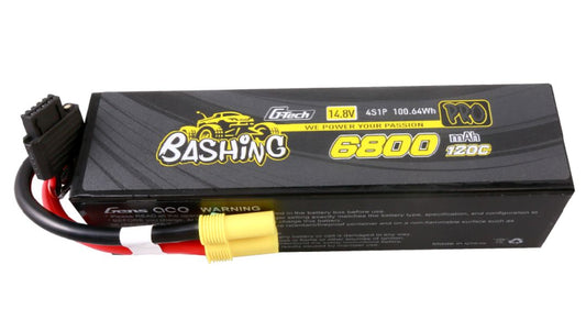 G-Tech Bashing Series 6800mAh 14.8V 120C 4S1P LiPo Battery Pack With EC5 Plug
