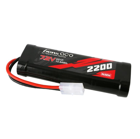 2200mAh 6 Cell 7.2V Nimh Tamiya Plug Soft Case