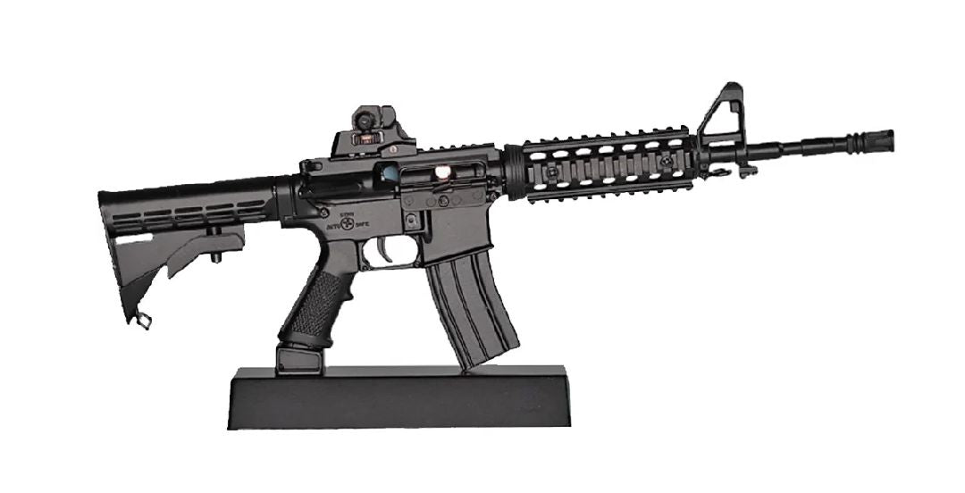 GoatGuns AR15 Metal Diecast Model Assembly Kit - Black GOAAR-BLACK