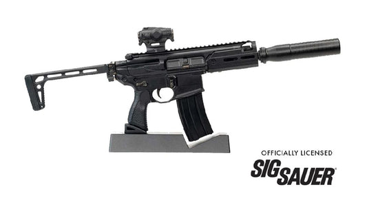 GoatGuns SIG SAUER MCX Metal Diecast Model Assembly Kit - Black GOAMCX-BLACK