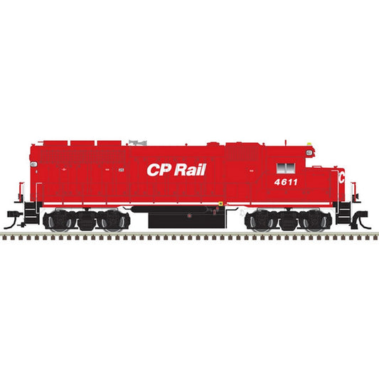 Atlas - HO Scale Diesel  CP Rail GP40 Silver DCC Ready w/Ditch Lights Rd #4611